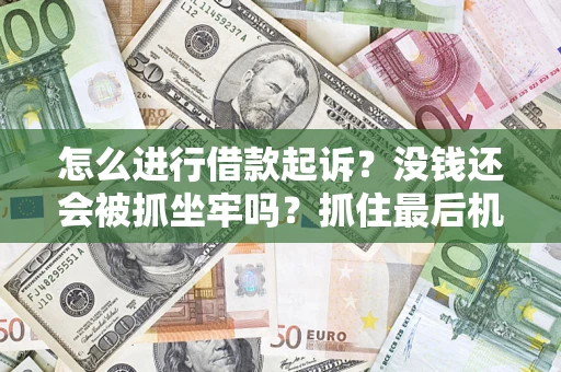 北京怎么进行借款起诉？没钱还会被抓坐牢吗？抓住最后机会！