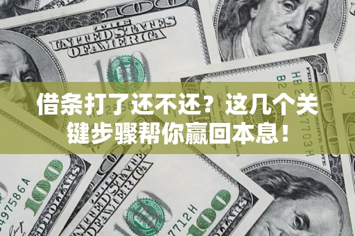 北京借条打了还不还？这几个关键步骤帮你赢回本息！