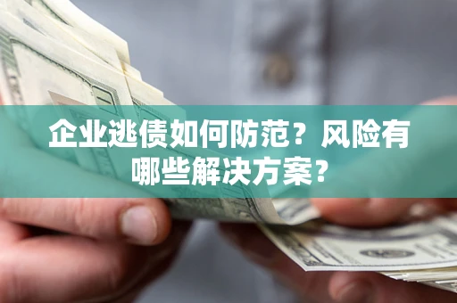 北京企业逃债如何防范？风险有哪些解决方案？