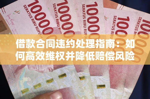 北京借款合同违约处理指南：如何高效维权并降低赔偿风险？