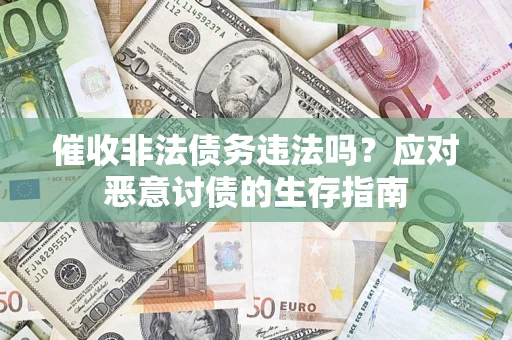 北京催收非法债务违法吗？应对恶意讨债的生存指南