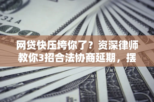 北京网贷快压垮你了？资深律师教你3招合法协商延期，摆脱暴力催收！