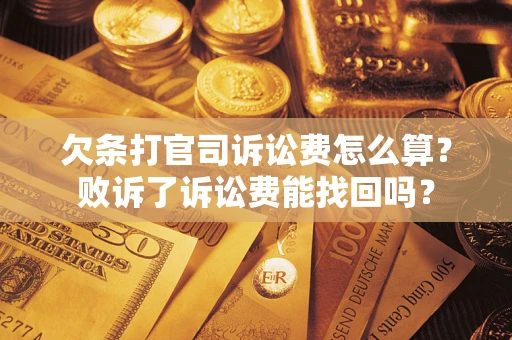 北京欠条打官司诉讼费怎么算？败诉了诉讼费能找回吗？