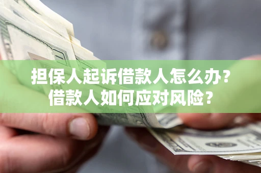 北京担保人起诉借款人怎么办？借款人如何应对风险？