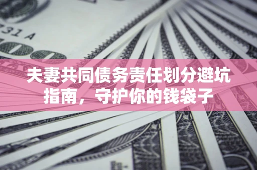 北京夫妻共同债务责任划分避坑指南，守护你的钱袋子