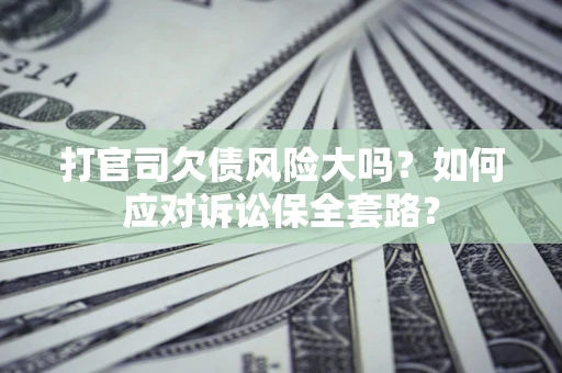 北京打官司欠债风险大吗？如何应对诉讼保全套路？